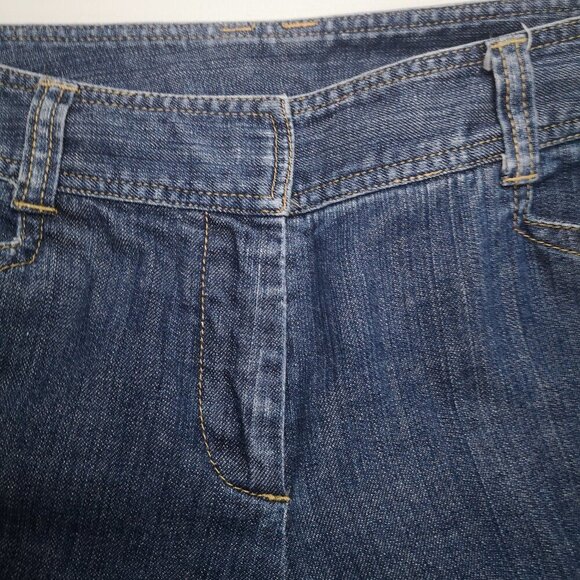 Cleo Ladies Size 12 Straight Leg Medium Wash Blue Jeans - Picture 6 of 13